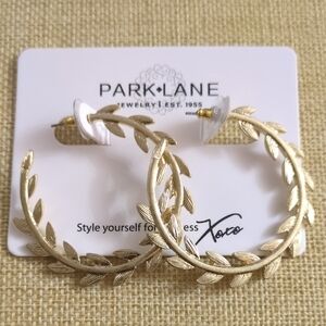 Park Lane Gold Elegant Twisted Hoop Earrings
